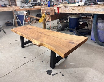 Live edge Coppola wood Bench/ TV stand/ Coffee Table