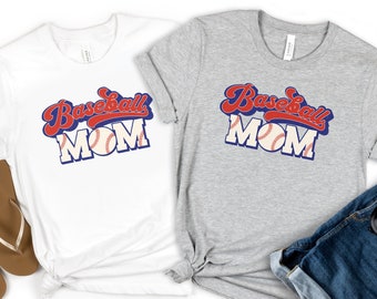 Baseball Mom Baseball Shirt, Mama Shirt, Retro Baseball Mom Shirt, Travel Ball Life, Baseball Life, Trendy Baseball Shirt for Women