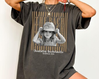 Custom Photo Bachelorette Shirt, Personalized The Bach Tee, Bride Squad Shirt, Bridal Party Shirts, Bach Club Trip Gift, Bridesmaid Tee