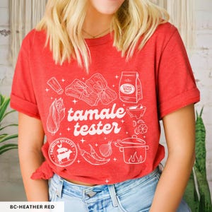 Tamale Tester Tshirt, Tamale Tee, Feliz Navidad Tamale shirt, Mexican Christmas Food T-shirt, Regalos para Mama, Tamale Family Tradition