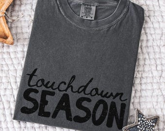 Football Game Day Shirt, Touchdown Season Football Tee, Sport Mom Gift, Touchdown Shirt, Team Spirit Tee, Gameday Shirt, Football Season Tee