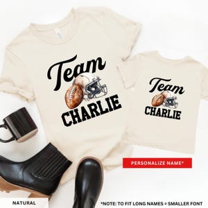 Custom Football Birthday Matching Tshirt, Football First Birthday Shirt, 1st Year Down Birthday Tee, First Birthday Boy, Family Football Tee
