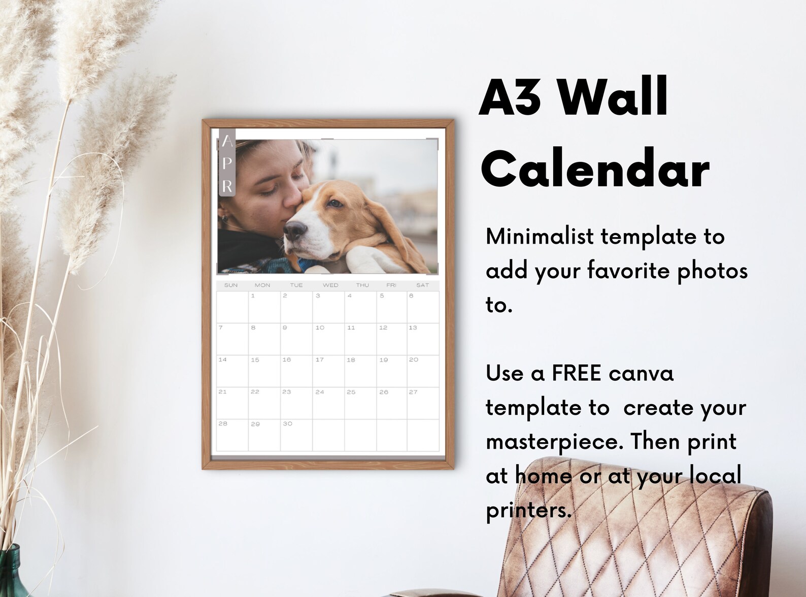 2024 Calendar Template Printable Editable, Editable Desk Calendar ...