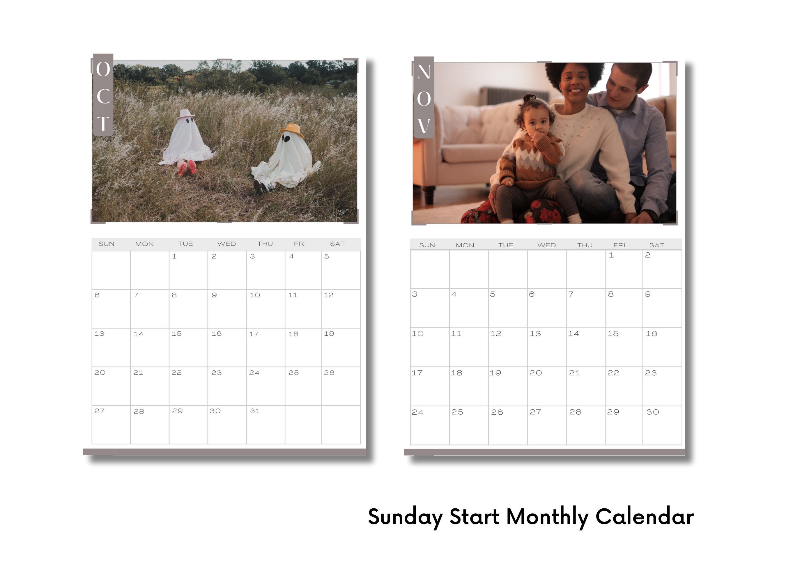 2024 Calendar Template Printable Editable, Editable Desk Calendar ...