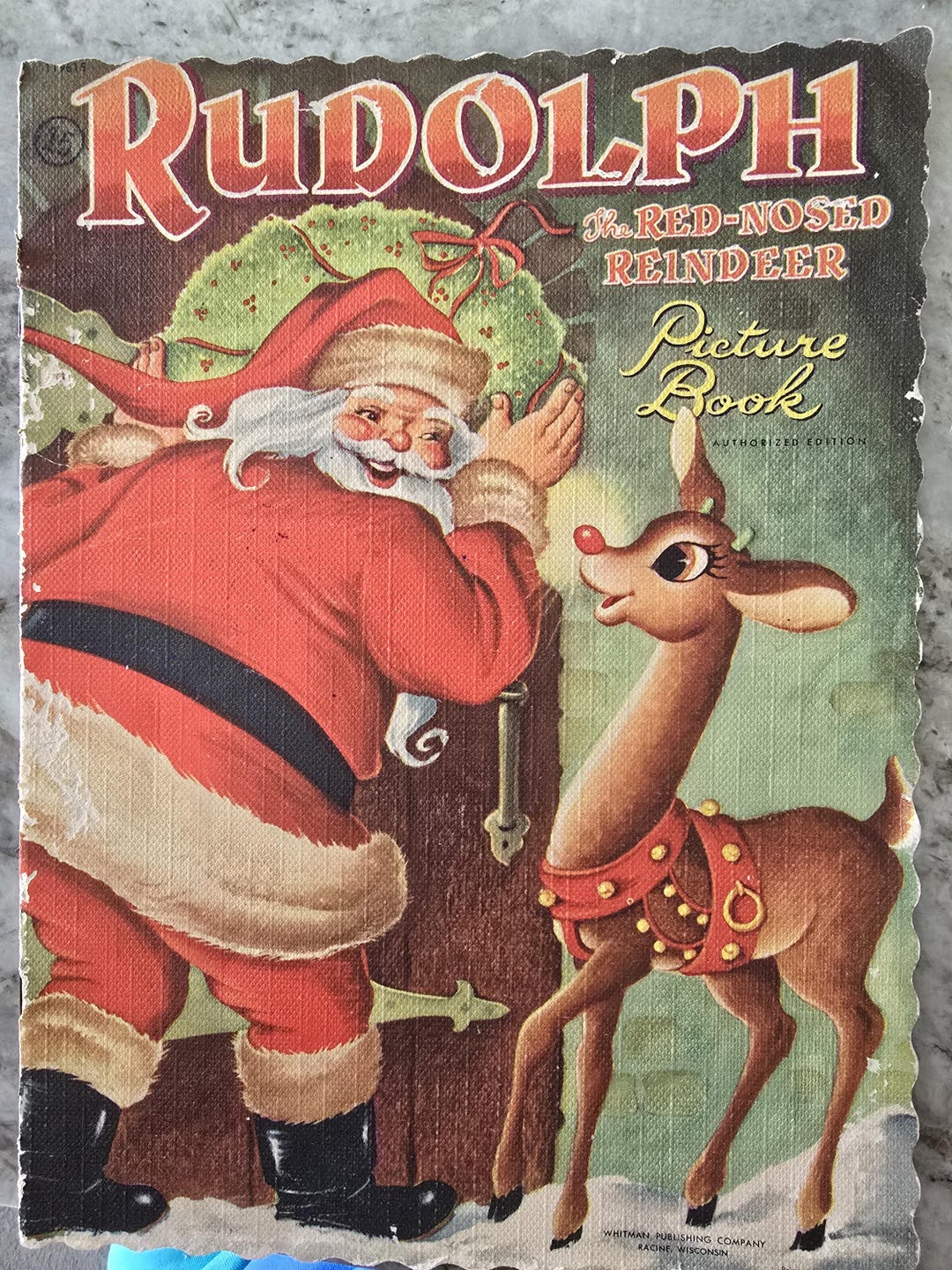 Rudolph the Red Nosed Reindeer 1951 Picture Book - Etsy