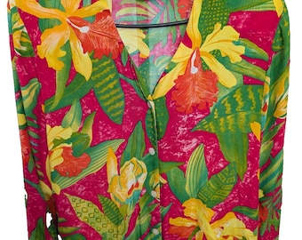 Vintage Karen Kane Sz 10 2Pc Set Shirt and Skirt