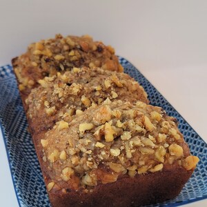 8 Mini Banana Walnut Loaves