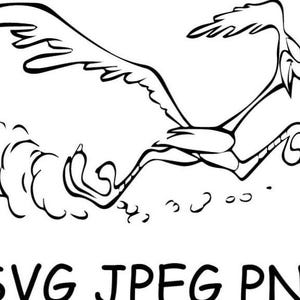 Road runner for cricut, road runner SVG, road runner silhouette