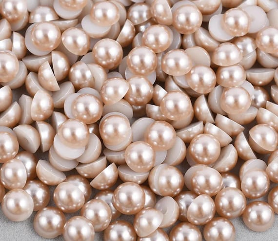 6mm Flat Back Pearls 