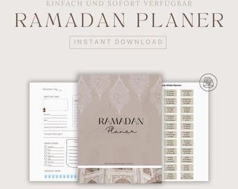Ramadan Planner, Ramadan Calendar, Ebook Ramadan, Islamic Calendar, Fasting Planner, Ramadan 2025, Muslim Planner
