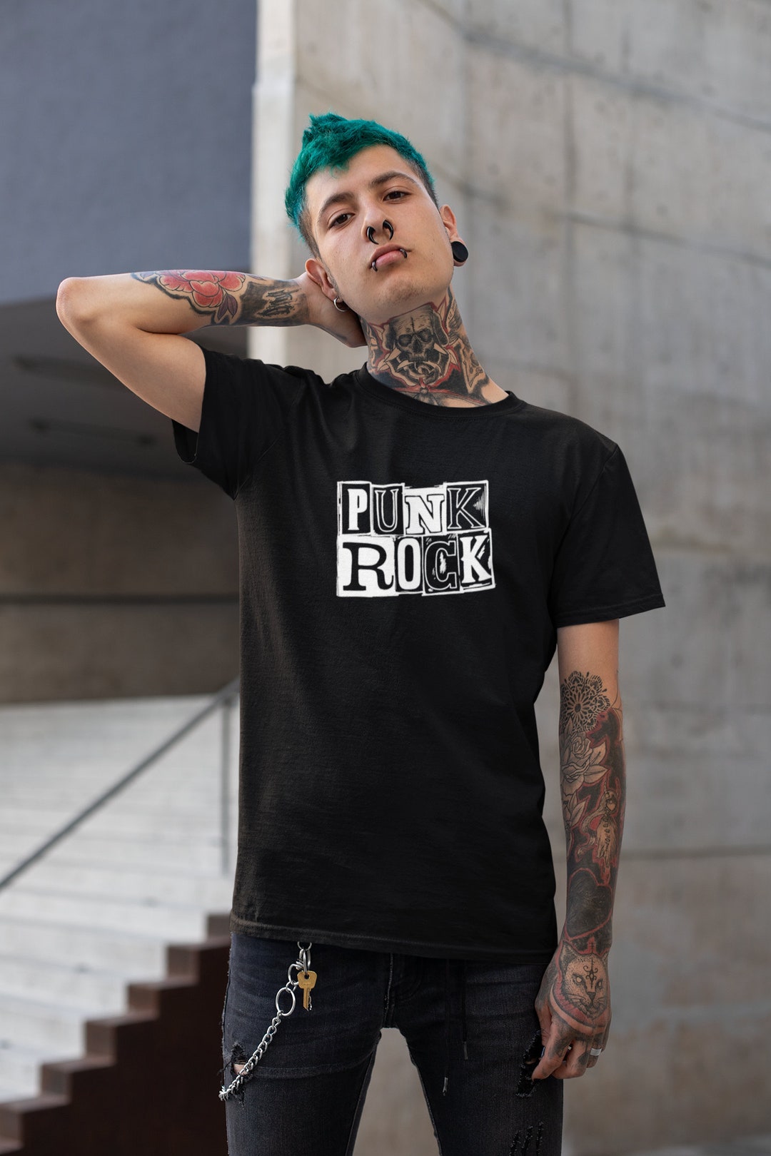Loose Rock Punk T-Shirt PPK0104