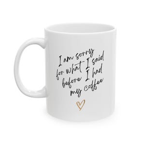 Tazza da caffè in ceramica 11oz