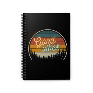 Good Vibes Spiral Notebook - Ruled Line