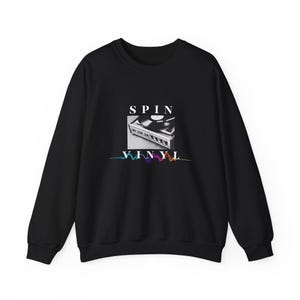 Spin vinyl, uniseks Heavy Blend™-sweater met ronde hals