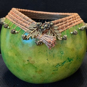 Gourd #64 ~ Gourd Art ~ Gourd Bowl~ Large Gourd Bowl