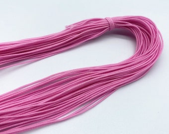 About 19 meters - 1mm Elastic - Round Elastic Cord Diy Handmade Sewing materials