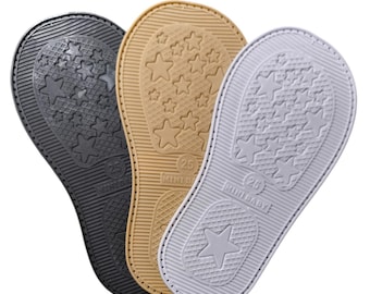 Rubber soles PERFORATED SOLES / baby soles No. 21 to 25 (pair) including insoles