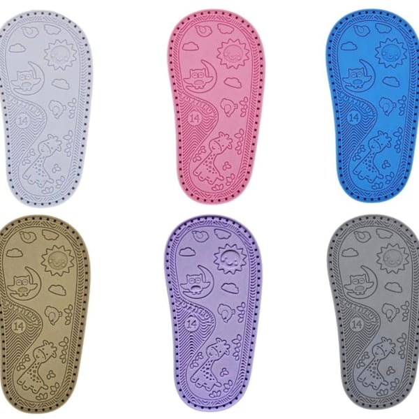 SIZE 16 - Tutti Fruti - including FREE insoles of your choice - perforated insoles for crocheting, crocheting shoes.