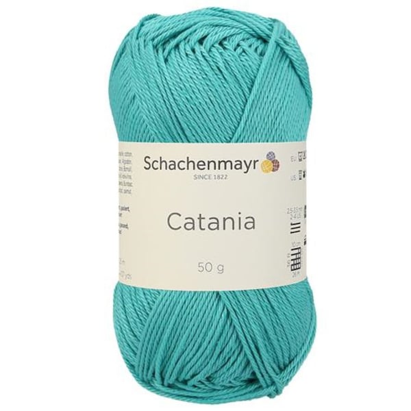 Catania - 00253 - Jade - Coton - Schachenmayr - 125 mètres/50 grammes - TEX400 - 100% coton mercerisé