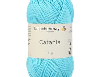 Catania - 00397 - Bleu Turc - Coton - Schachenmayr - 125 mètres/50 grammes - TEX400 - 100% coton mercerisé