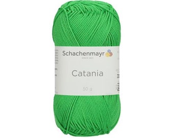 Catania - 00445 - NEON Green - Cotton - Schachenmayr - 125 meters/50 grams - TEX400 - 100% cotton mercerized