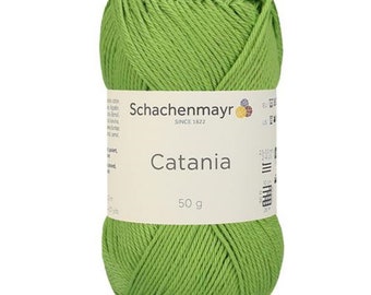 Catania - 00418 - Green - Cotton - Schachenmayr - 125 meters/50 grams - TEX400 - 100% cotton mercerized