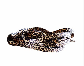 8mm - Leopard Shoelaces - 100cm, 120cm, 140cm or 160cm - 8mm wide