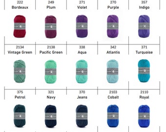 Durable Coral (2) - choice of 91 colors - crochet cotton - 100% mercerized Cotton