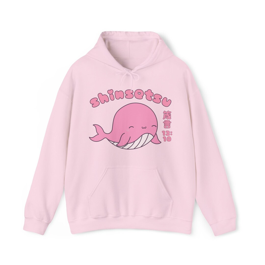Cute Kawaii Whale Japan Hoodie Be Kind Animal Lover Protect - Etsy