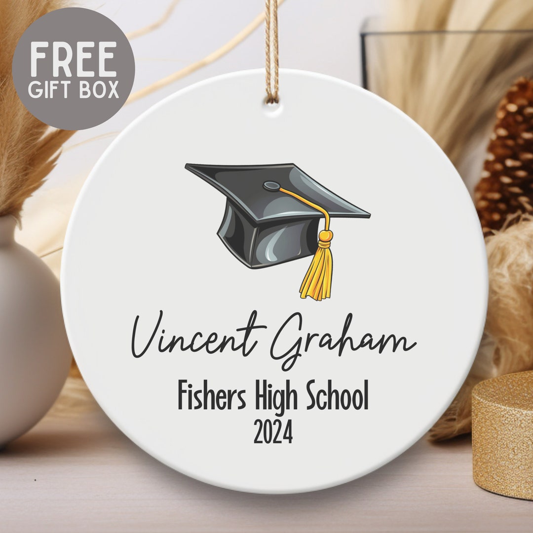 Personalized Graduation Ornament Class of 2024 College Graduation ...