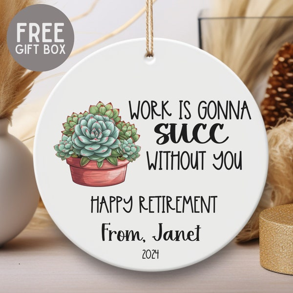 Retirement Gifts For Women Coworker Retirement Sign Farewell Gift Teacher Retirement Gifts Nurse Retirement Gifts Work Will Succ Without You