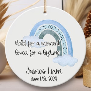 Personalized Miscarriage Ornament Custom Baby Keepsake Customized Miscarriage Gift Baby Loss Ornament Infant Loss Gifts Loss Of Child Gift