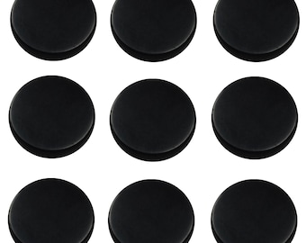 9 pcs Authentic Shungite Stickers Genuine Healing Energy Stone Protection Plate for Cell Phone Case Tablet Laptop Computer Noble Gemstone