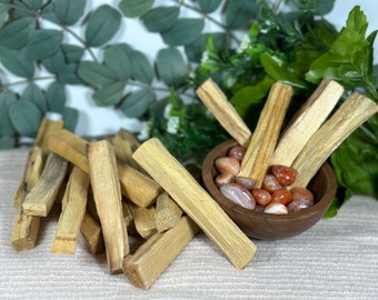 Organic Palo Santo Sticks from Peru, Palo Santo, Smudging, Cleansing, Energy Cleansing, Crystal Cleansing, Holy Wood, Palo Santo Stick