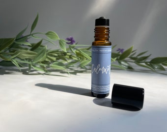 Calmxiety Essential Oil Blend, Calming Essential Oil Roller, Natural Relief, Therapeutic Grade Oils, Stress Relief, Mental Health