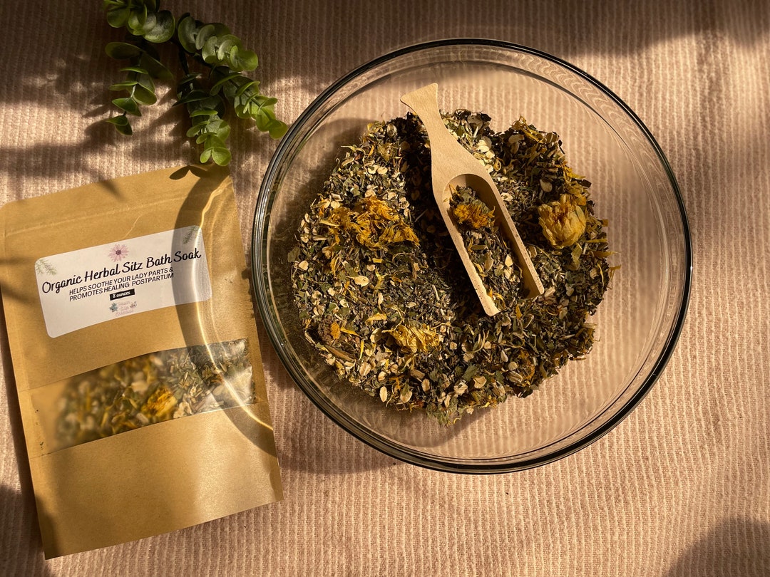 Organic Herbal Sitz Bath Mix, Postpartum Sitz Bath, Postpartum Healing ...