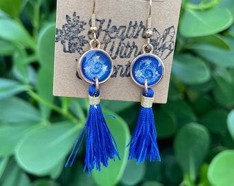 Galaxy Earrings, Drop Earrings, Space Earrings, Resin Earrings, Resin Galaxy Earrings, Outer Space Earrings, Outer Space Jewelry