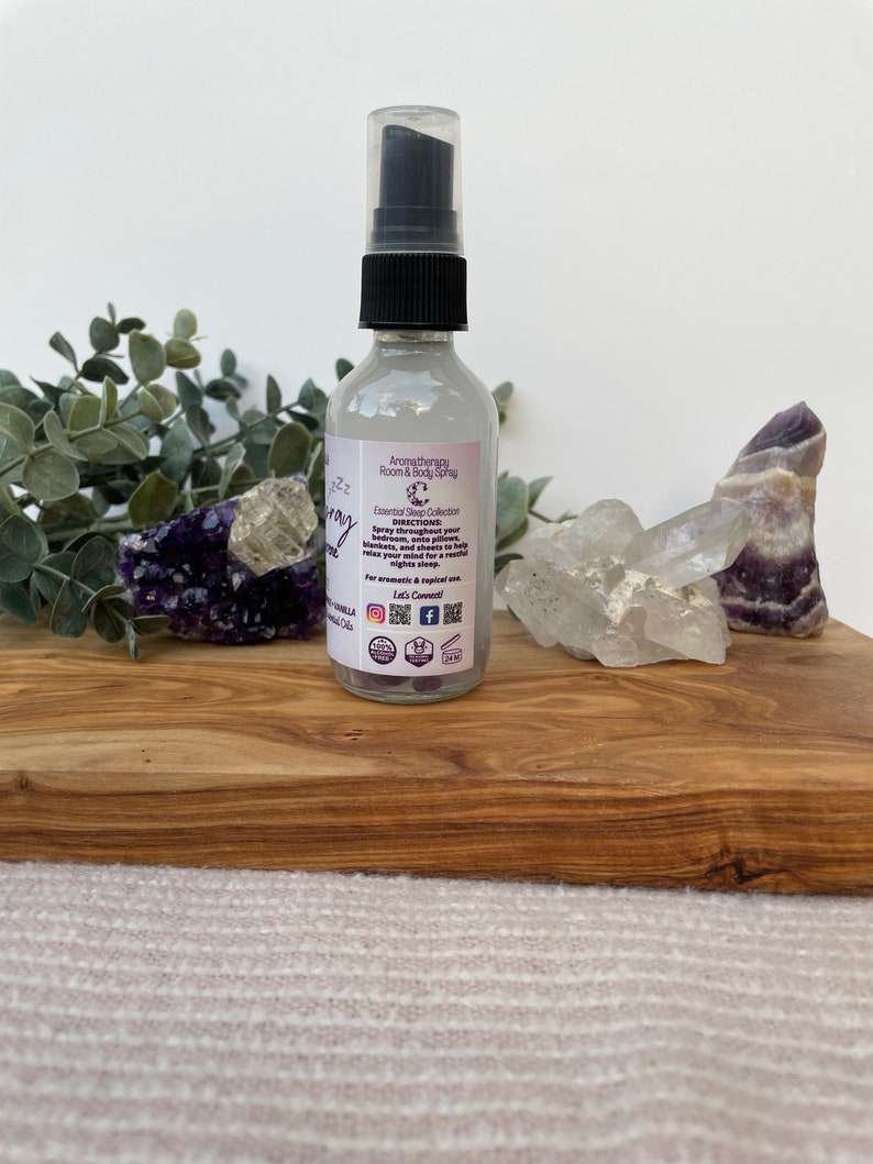 Hibernation Spray, Crystal Infused, Sleep Spray, Pillow Spray