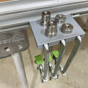 Festool Bench Dog x4 and Quick Clamp Holder x3 for MFT/3 Table