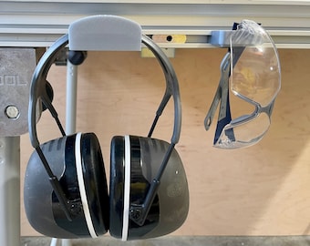 Safety Glasses & Earmuff Holder for Festool MFT/3 Table