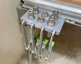 Festool Bench Dog x6 and Quick Clamp Holder x4 for MFT/3 Table or Wall Mount