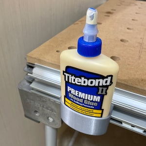 8 oz. Titebond Glue Bottle Holder for Festool MFT/3 Table - Above Table