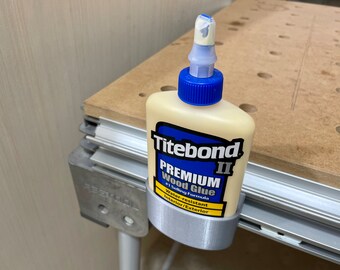 8 oz. Titebond Glue Bottle Holder for Festool MFT/3 Table - Above Table