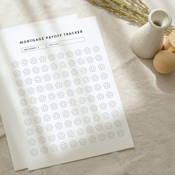 Mortgage Payoff Tracker Printable - Etsy