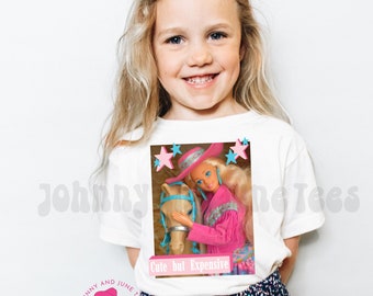 Cute But Expensive Cowgirl Kids Shirt, Western Kids Shirt, Rodeo Shirt, Funny Cowgirl Shirt, Cowgirl Doll Shirt Preppy Cowgirl Shirt Western