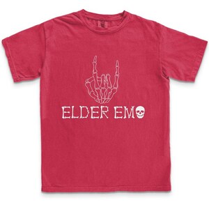 Elder Emo Comfort Colors Tee - Elder Millennial Retro Band Shirt image 10