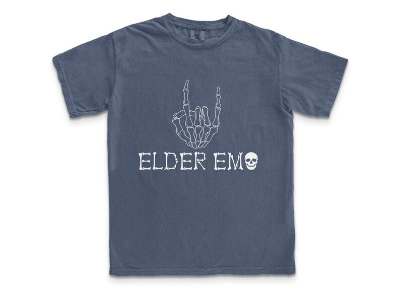 Elder Emo Comfort Colors Tee - Elder Millennial Retro Band Shirt image 8
