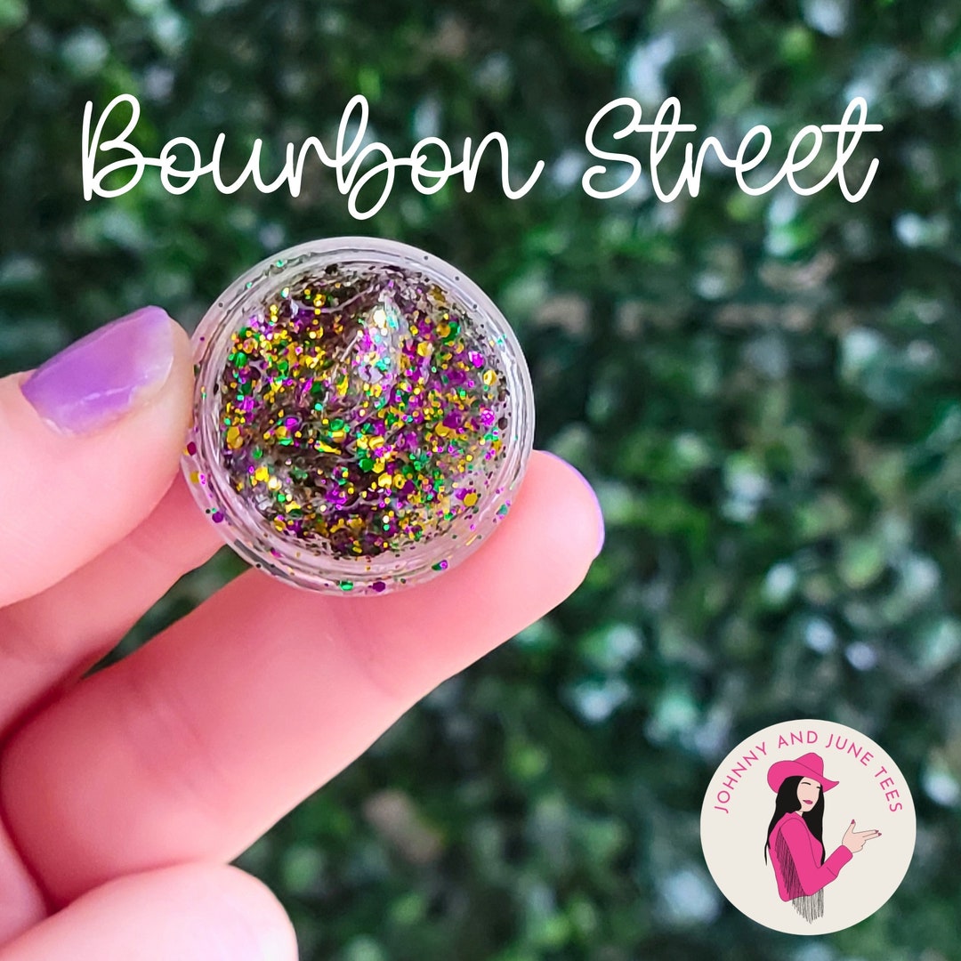 Mardi Gras Glitter Hair Gel, Pink Glitter Hair Gel, Body Glitter Gel