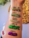 Mardi Gras Glitter Gel: Vegan Festival Body & Hair Glitter