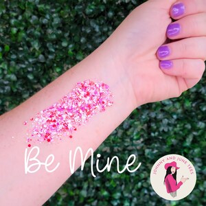 Valentines Glitter Hair Gel, Pink Glitter Hair Gel, Body Glitter Gel, Festival Glitter, Confetti Hair Glitter, Summer Hair, Peach Glitter